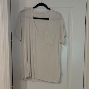 Little Sleepies  V-Neck Pocket Short Sleeve Tee